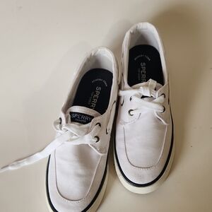 Sperry Classic White Lace-Up Shoes